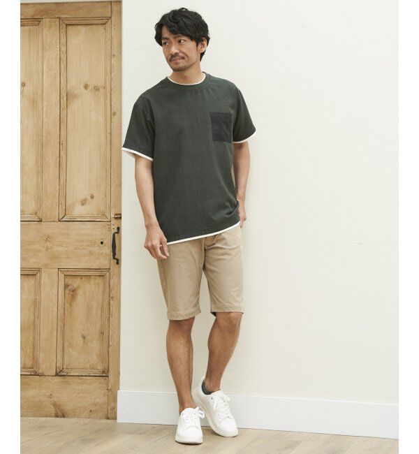 ikka「イージーケアリネンライクシャツT」|シャツ・ブラウス|