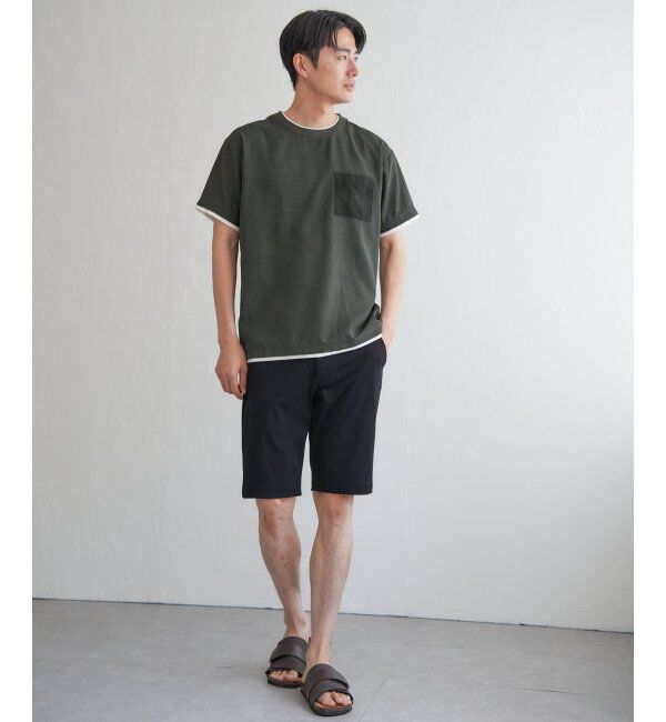 ikka「イージーケアリネンライクシャツT」|シャツ・ブラウス|