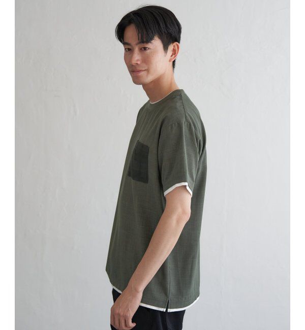 ikka「イージーケアリネンライクシャツT」|シャツ・ブラウス|