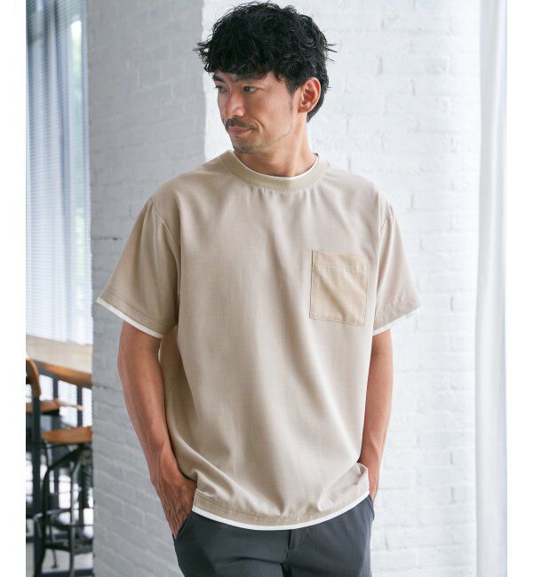 ikka「イージーケアリネンライクシャツT」|シャツ・ブラウス|