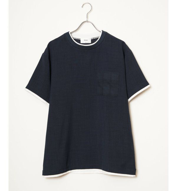 ikka「イージーケアリネンライクシャツT」|シャツ・ブラウス|