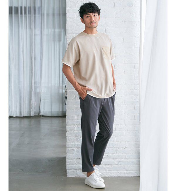 ikka「イージーケアリネンライクシャツT」|シャツ・ブラウス|