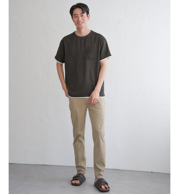 ikka「イージーケアリネンライクシャツT」|シャツ・ブラウス|