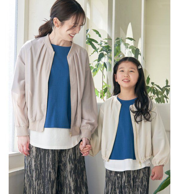 ikka kids「【親子おそろい】シアリブブルゾン（120~160cm）」|その他|