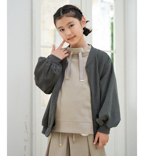 ikka kids「【親子コーデ】フェイクスエードリブブルゾン（110~160cm）」|その他|