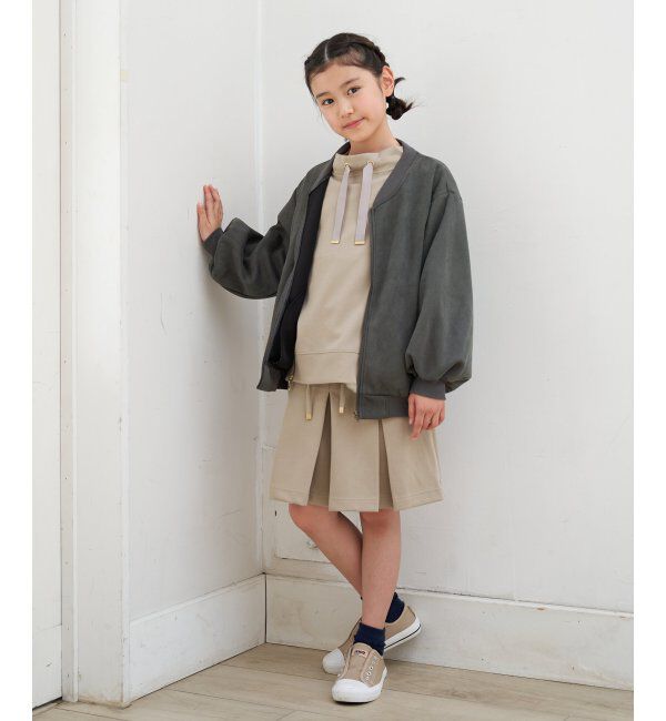 ikka kids「【親子コーデ】フェイクスエードリブブルゾン（110~160cm）」|その他|
