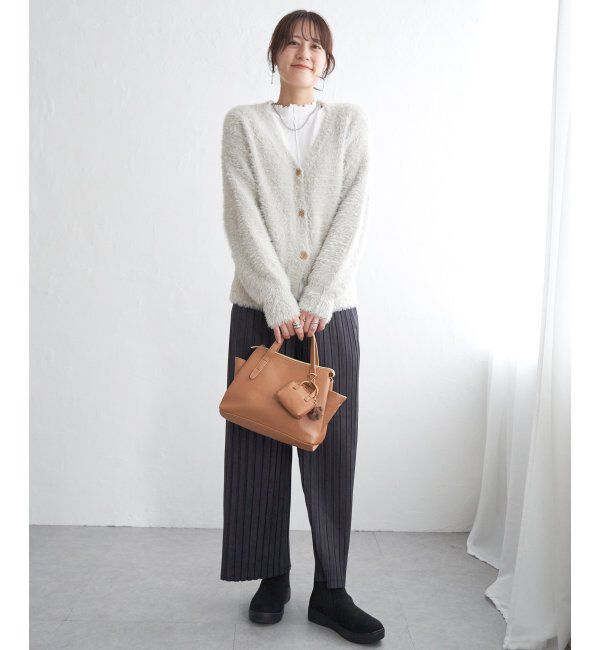 ikka「フェザーVネックカーディガン」|その他|