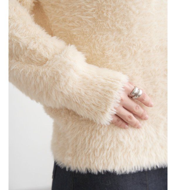 ikka「フェザーVネックカーディガン」|その他|