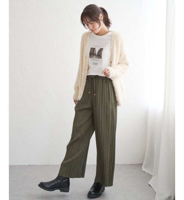 ikka「フェザーVネックカーディガン」|その他|