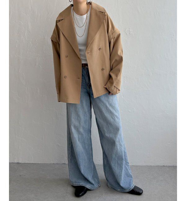 Lbc with Life「袖取り外しミドルコート」|その他|