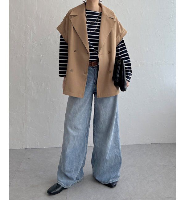 Lbc with Life「袖取り外しミドルコート」|その他|