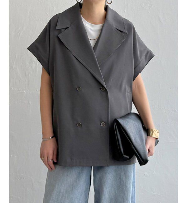 Lbc with Life「袖取り外しミドルコート」|その他|