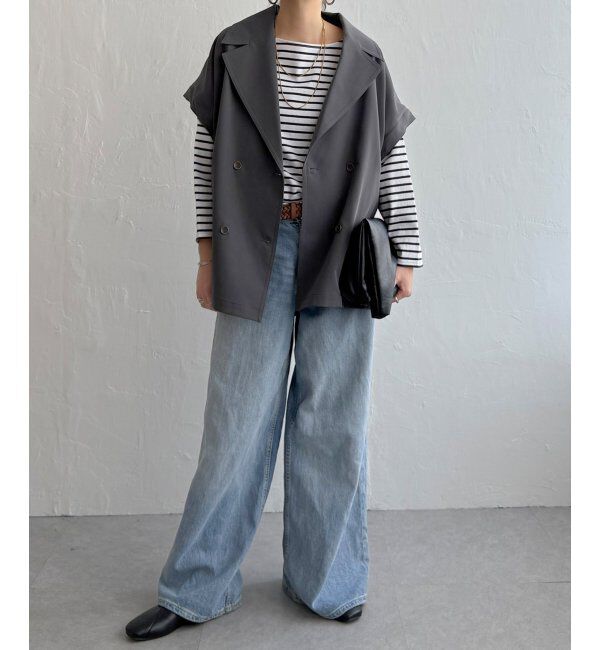 Lbc with Life「袖取り外しミドルコート」|その他|