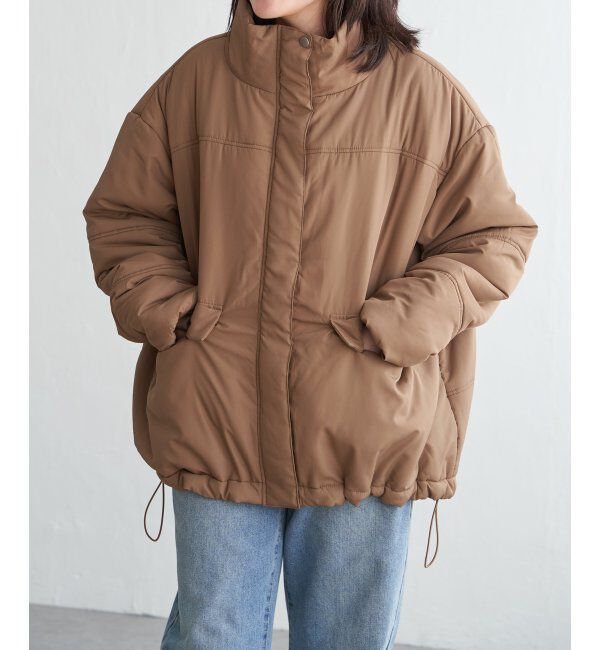 VENCE share style「スタンド中綿コート」|その他|