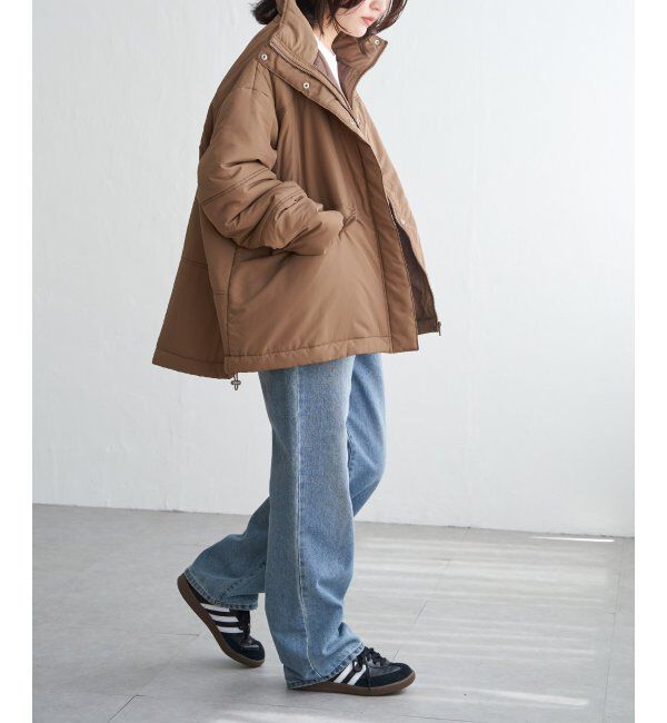 VENCE share style「スタンド中綿コート」|その他|