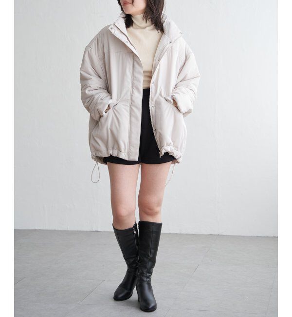 VENCE share style「スタンド中綿コート」|その他|