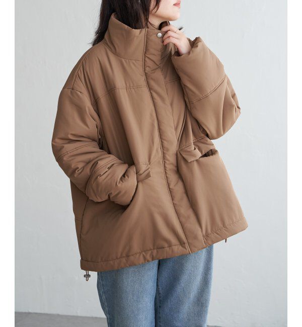 VENCE share style「スタンド中綿コート」|その他|