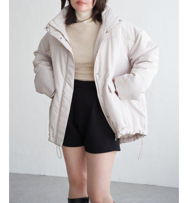 VENCE share style「スタンド中綿コート」|その他|