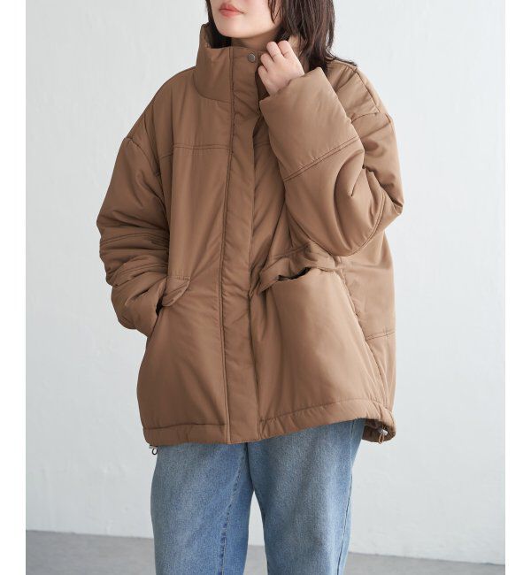 VENCE share style「スタンド中綿コート」|その他|