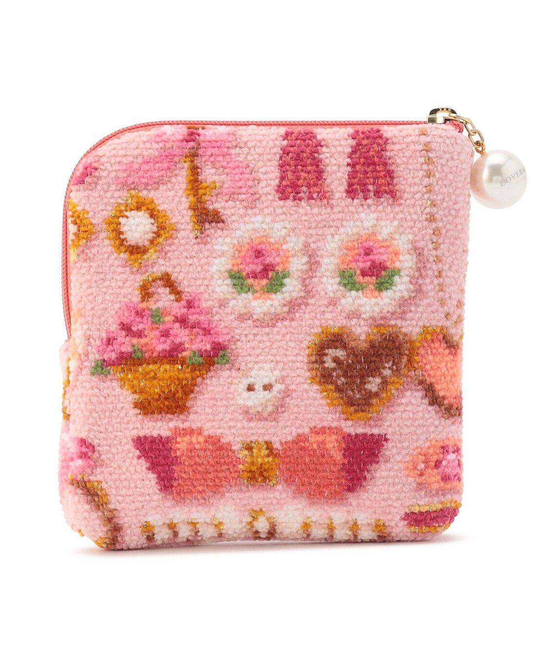 LOVERARY BY FEILER「ドレスアップガール　スクエアポーチ　L/DUP-257140」|ポーチ|