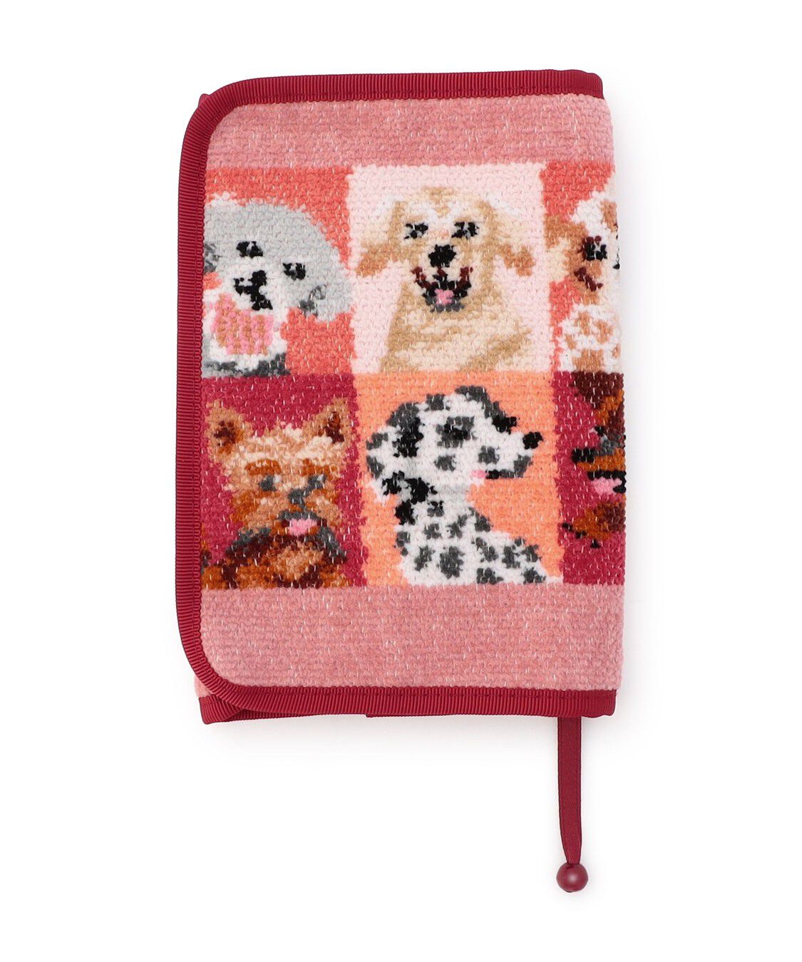 FEILER「ルック！マイドッグ　ブックカバー　MDG-257075（WEB限定）」|ポーチ|ピンク
