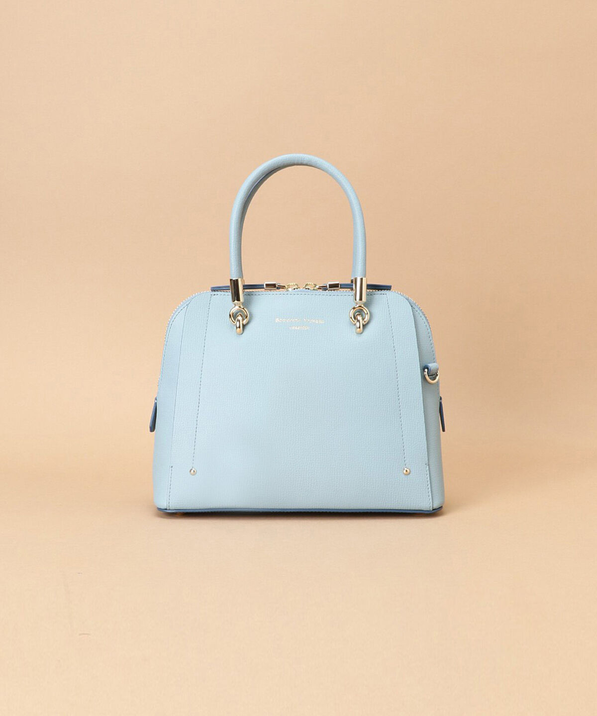 Samantha Thavasa「アベクトワ レザーハンドバッグ」|ハンドバッグ|ライトブルー