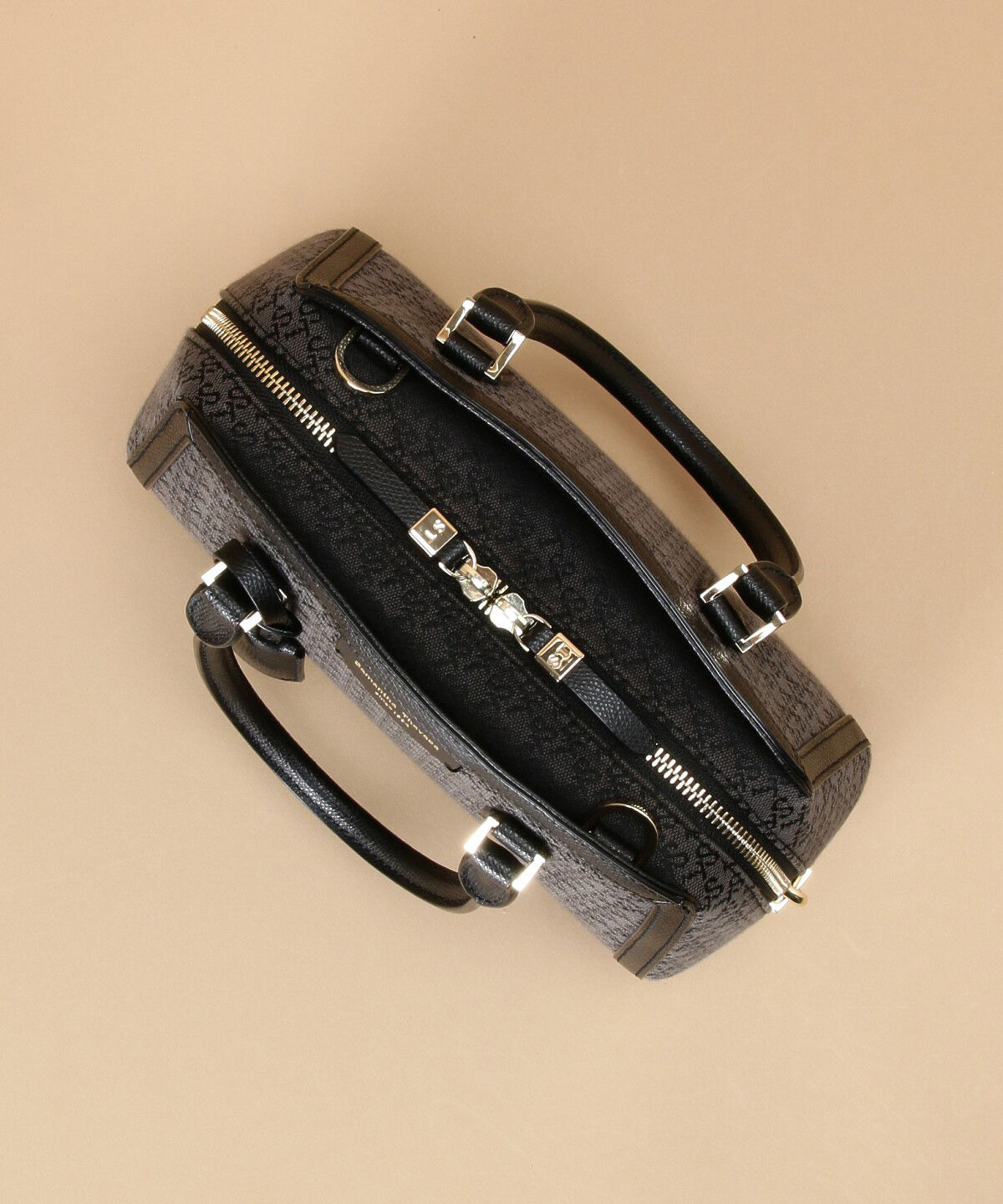 Samantha Thavasa「ST Jacquard トラペズミニヨン ボストンバッグ」|ハンドバッグ|