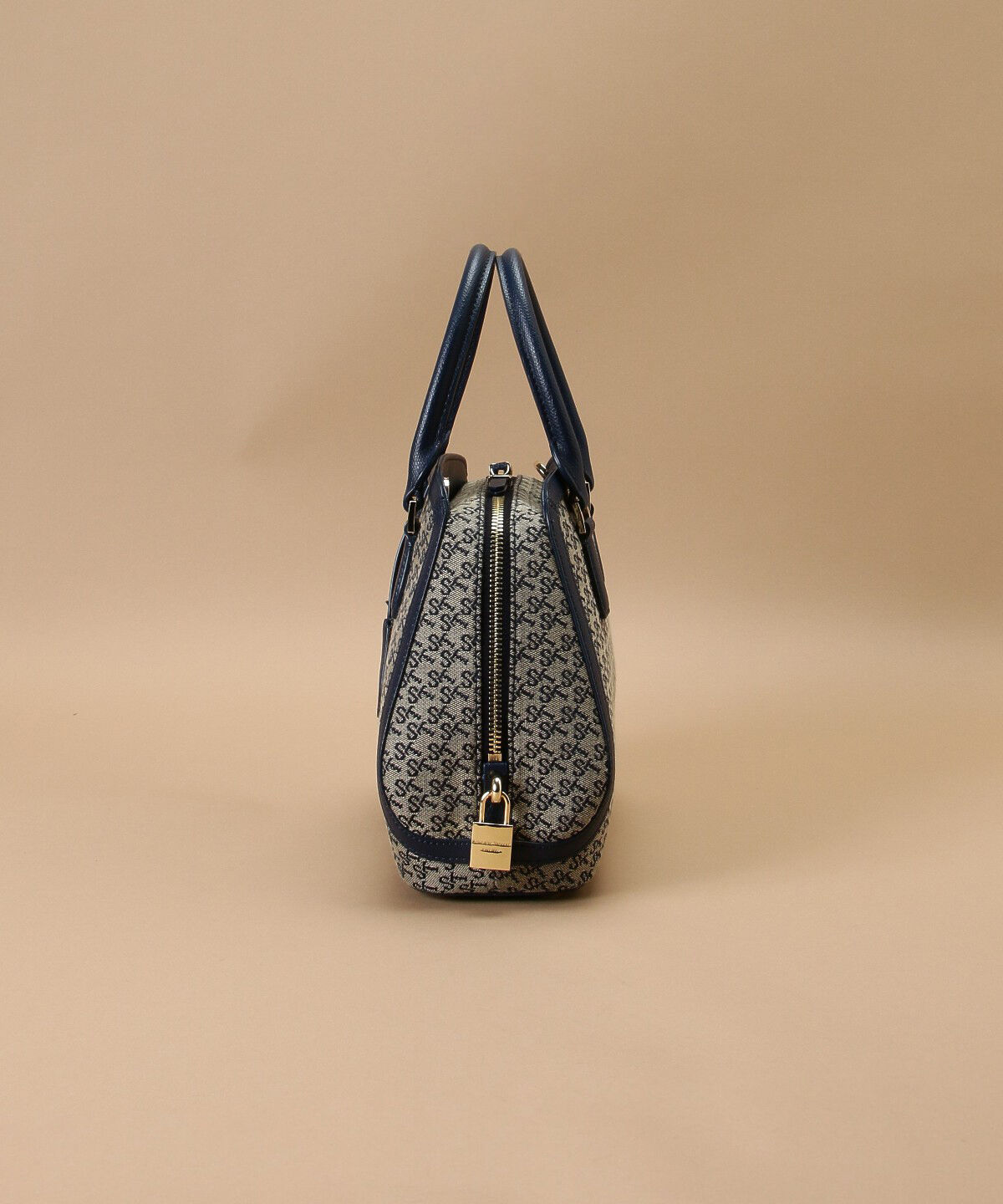 Samantha Thavasa「ST Jacquard トラペズミニヨン ボストンバッグ」|ハンドバッグ|