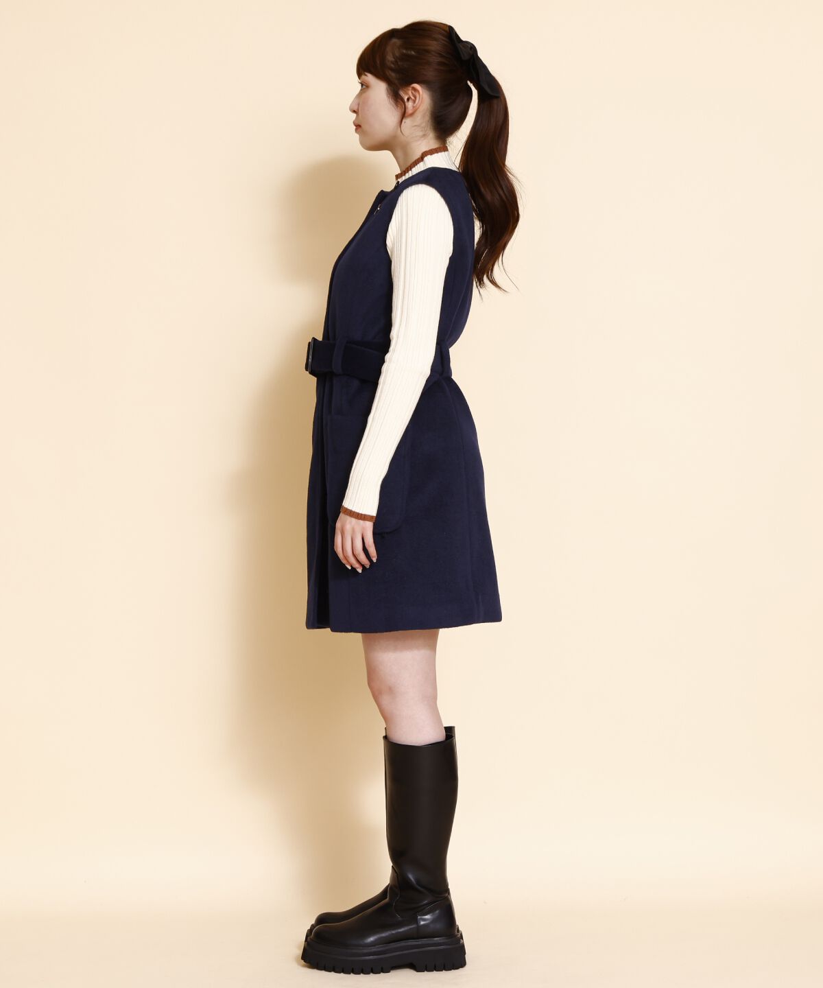 REDYAZEL「ファーカラースリットスリーブコート」|その他|