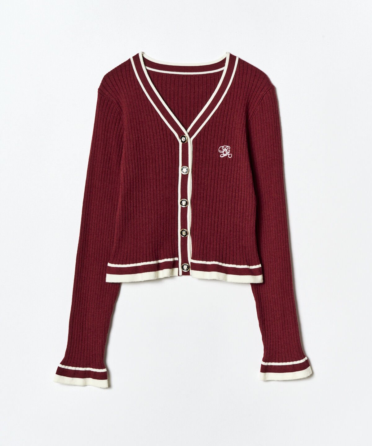 REDYAZEL「ラインスキームニットカーディガン&times;スカートセットアップ」|ワンピース|