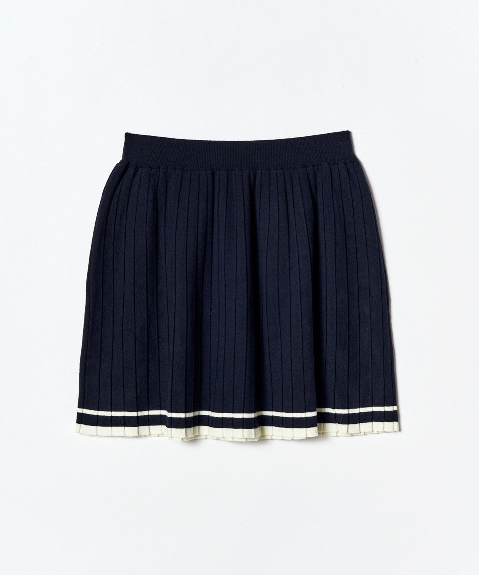 REDYAZEL「ラインスキームニットカーディガン&times;スカートセットアップ」|ワンピース|