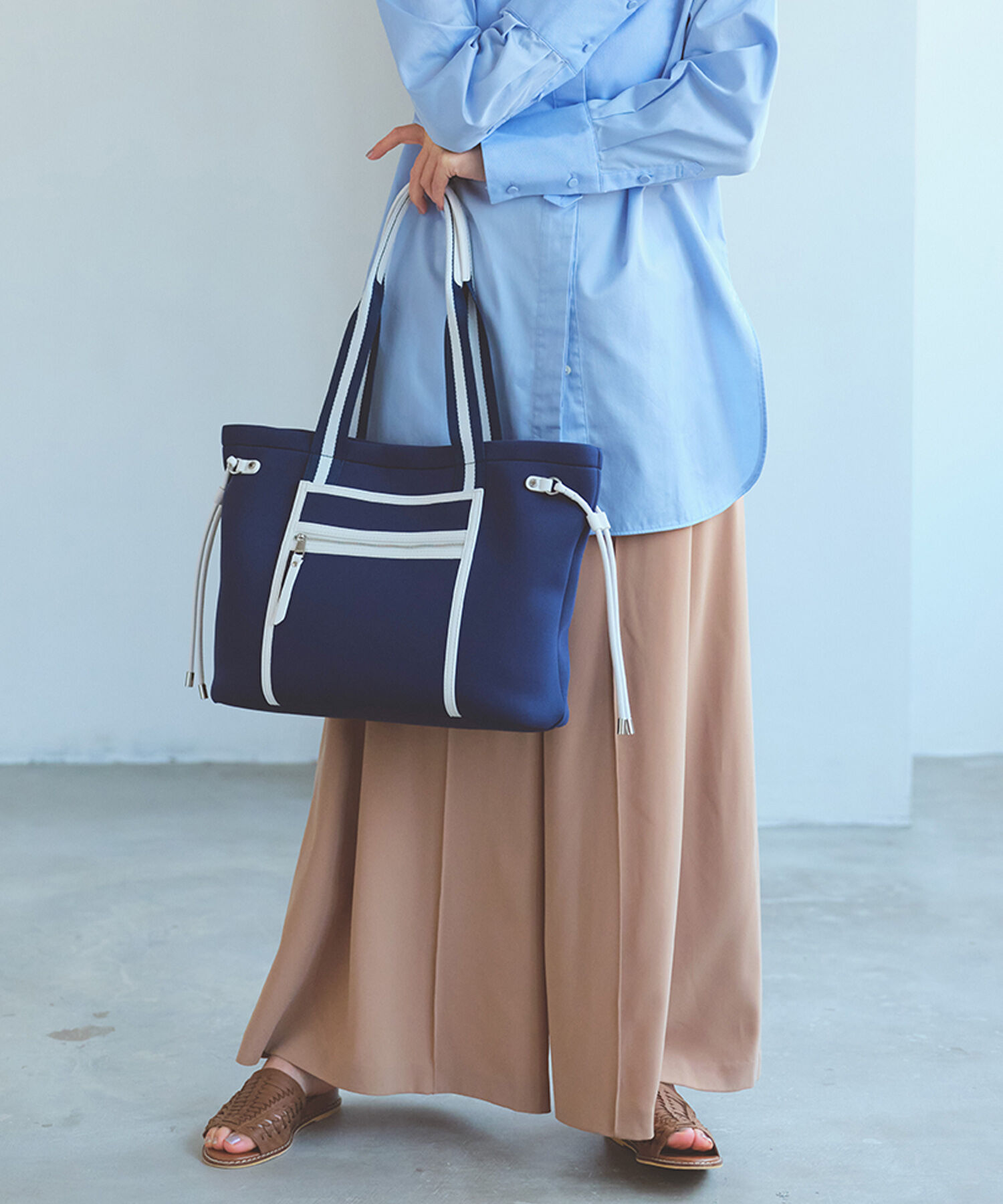 TOPKAPI TREASURE「【新色追加】【TREASURE TOPKAPI】ネオプレン フロントポケット 2way トートバッグ」|トートバッグ|