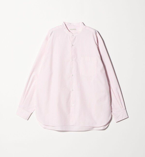 UNITED ARROWS「カリビアーナミルズ ポプリン バンドカラーシャツ」|シャツ・ブラウス|