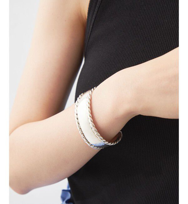 EMMEL REFINES「＜ PHILIPPE AUDIBERT＞ ツイストバングル ＜Select by EMMEL REFINES＞」|ブレスレット・バングル|SILVER
