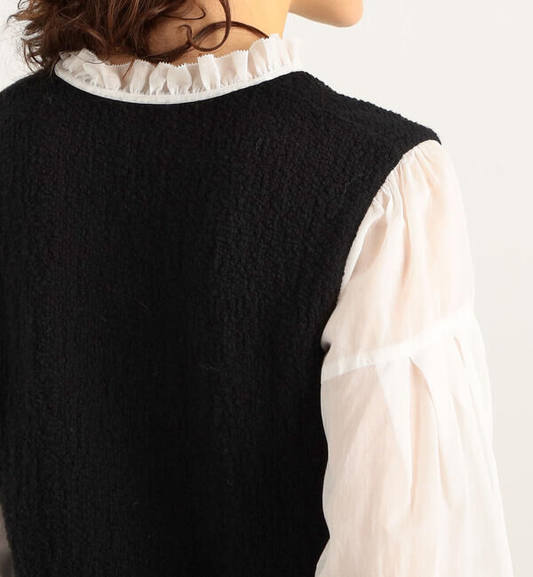 Ballsey「バルキーヤーンジャージーコンビ ボリュームスリーブプルオーバー」|Tシャツ・カットソー|