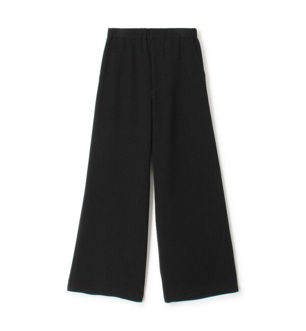 GALERIE VIE「ダブルクロス イージーセミワイドパンツ」|その他|19 ブラック
