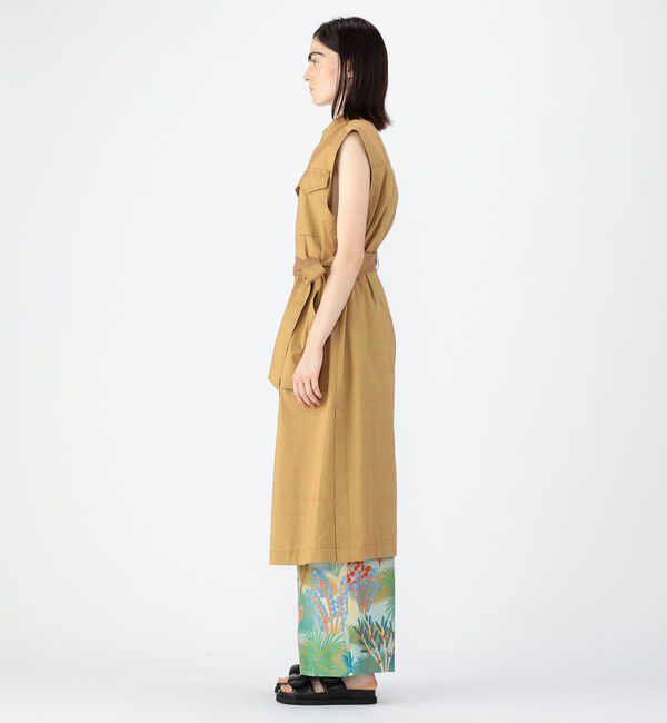 CABaN「コットンシルクストレッチ ロングジレ」|その他|