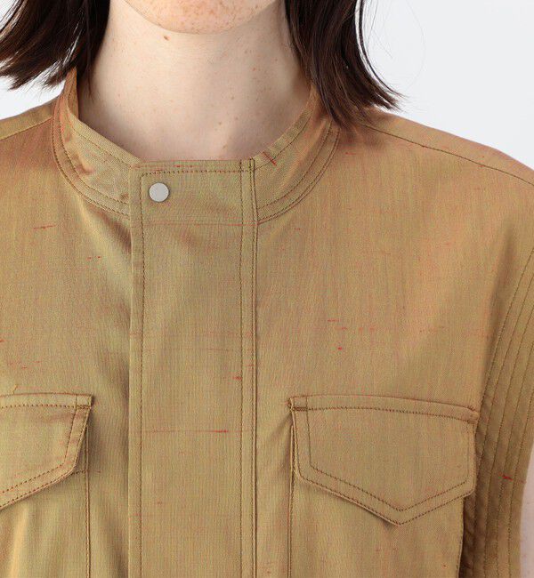 CABaN「コットンシルクストレッチ ロングジレ」|その他|