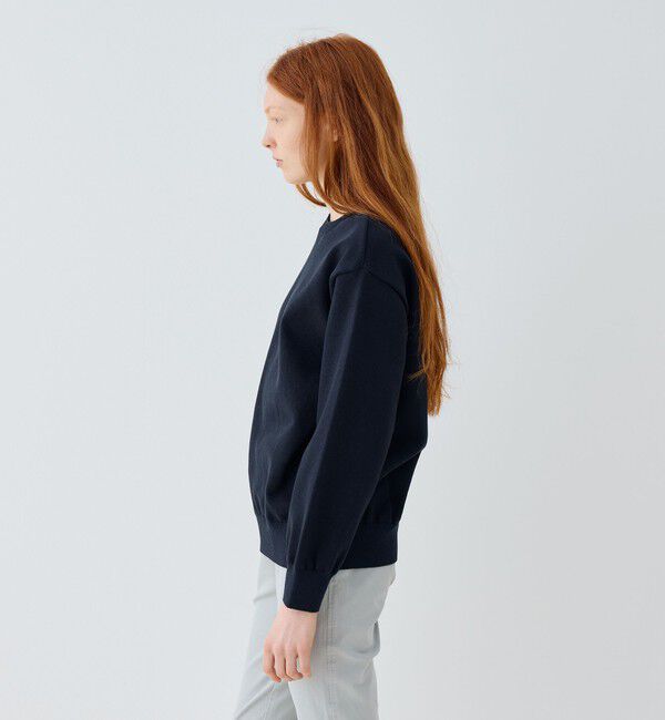 GALERIE VIE「 ウェーブコットン クルーネックプルオーバー」|ニット・セーター|