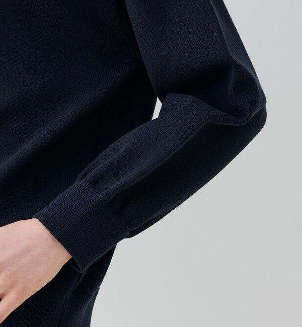 GALERIE VIE「 ウェーブコットン クルーネックプルオーバー」|ニット・セーター|