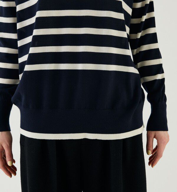 GALERIE VIE「プレーンウール Vネックプルオーバー」|ニット・セーター|