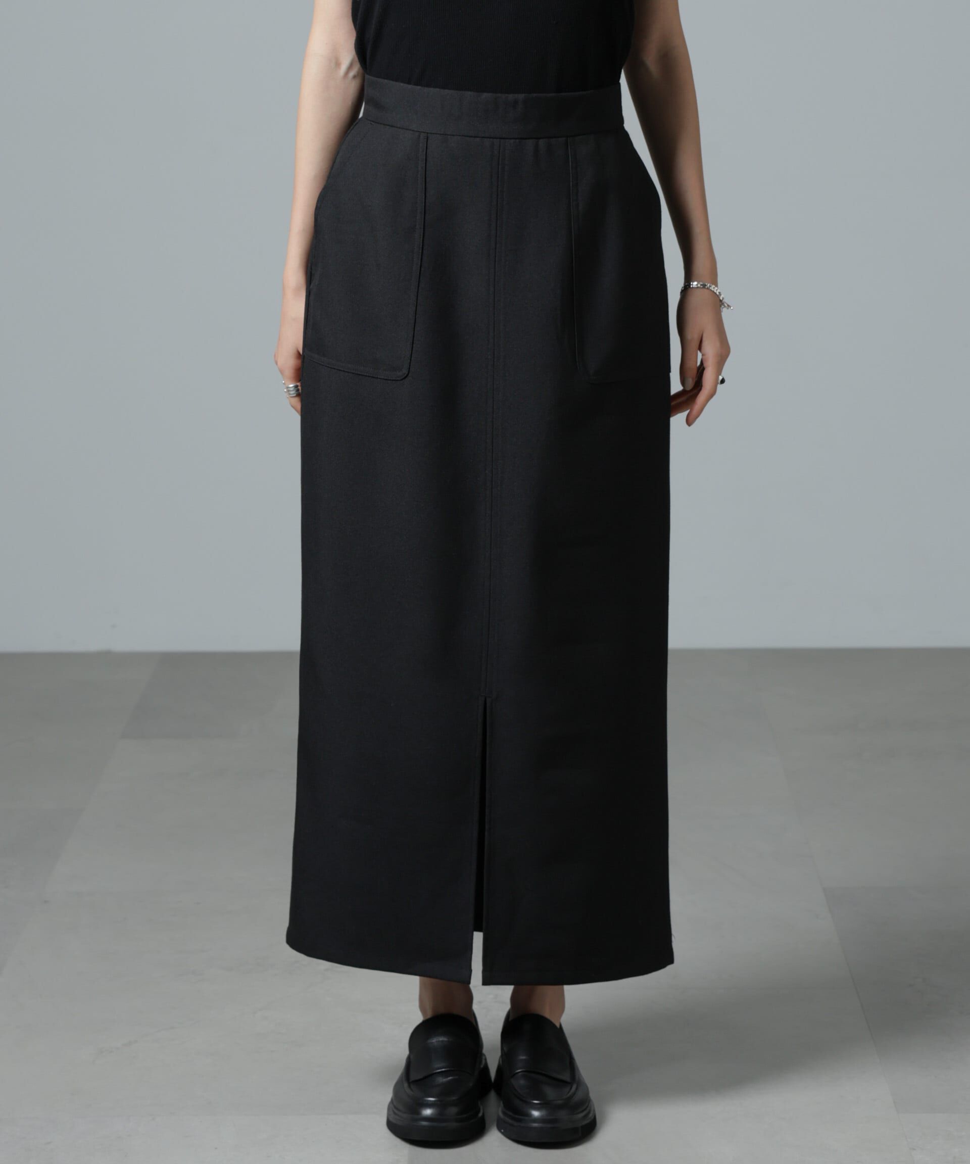 nano･universe「フロントスリットタイトナロースカート」|スカート|