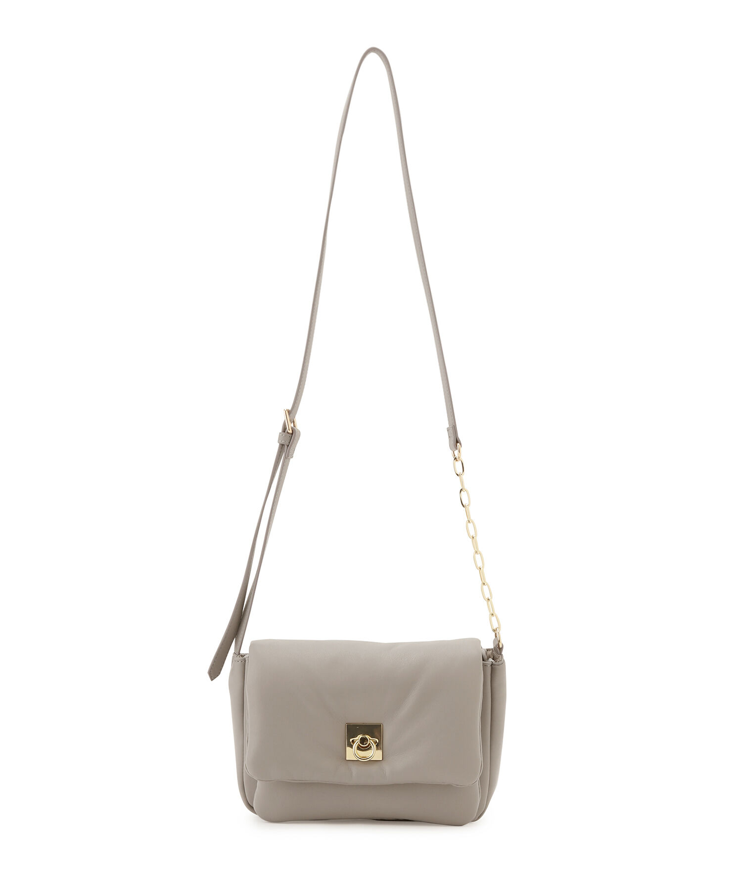 ROPE PICNIC PASSAGE「パディングアシンメトリーチェーンミニショルダーバッグ」|ショルダー・メッセンジャー|