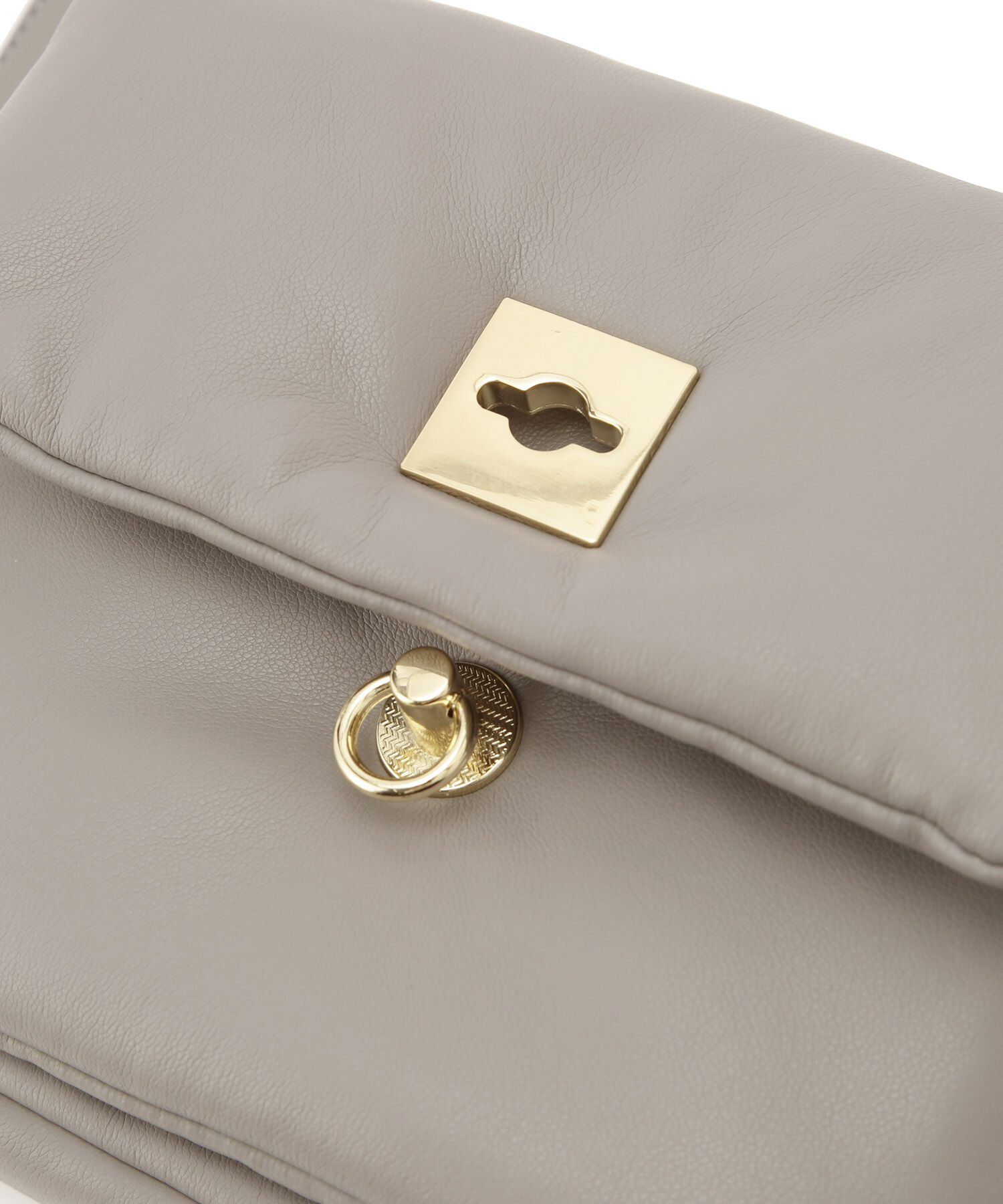 ROPE PICNIC PASSAGE「パディングアシンメトリーチェーンミニショルダーバッグ」|ショルダー・メッセンジャー|