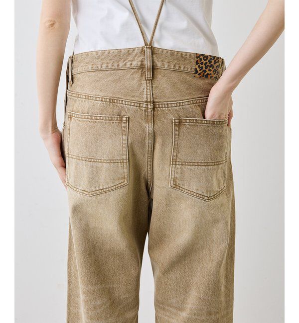  「カラーデニムオールインワン」|ワンピース|