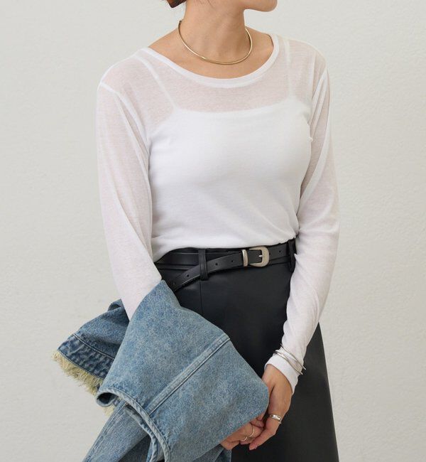  「【26SS予約】ベーシックシアーロンTEE」|Tシャツ・カットソー|ホワイト