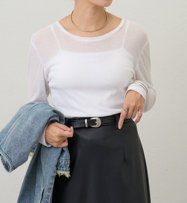  「【26SS予約】ベーシックシアーロンTEE」|Tシャツ・カットソー|