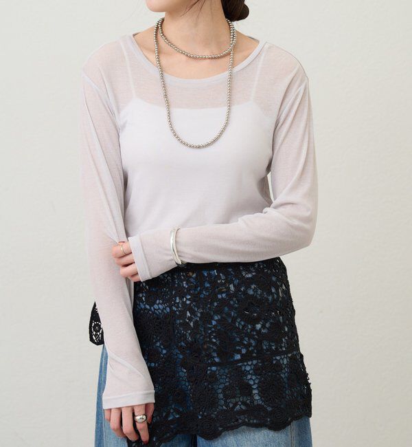  「【26SS予約】ベーシックシアーロンTEE」|Tシャツ・カットソー|