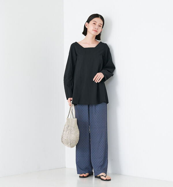 collex「オーガニックコットンサックブラウス」|シャツ・ブラウス|