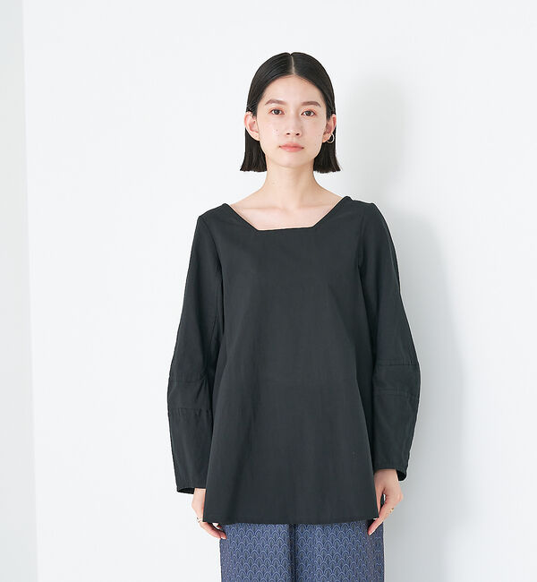 collex「オーガニックコットンサックブラウス」|シャツ・ブラウス|